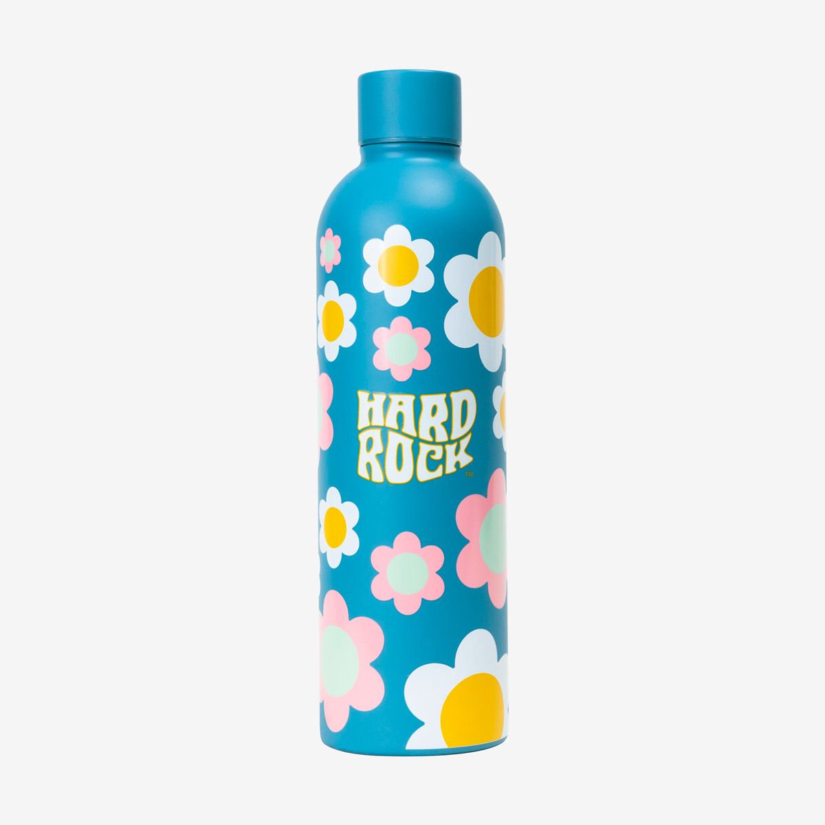 Hard Rock Music Festival Flower Power Water Bottle in Blue image number 1