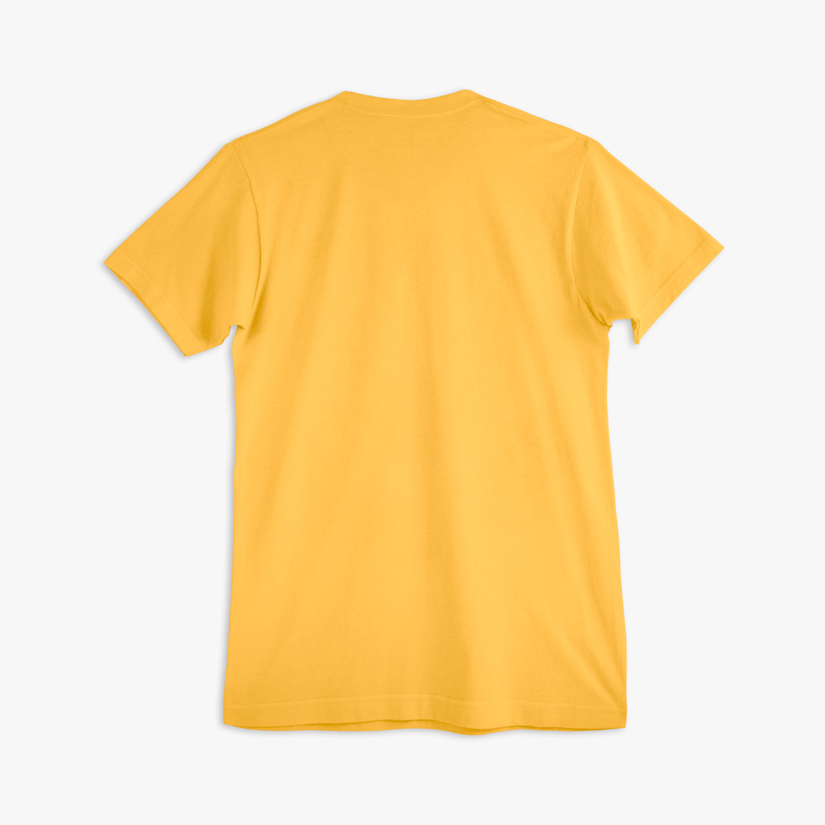 Hard Rock Adult Fit Festival Tee with Love All Serve All in Mustard Yellow image number 3