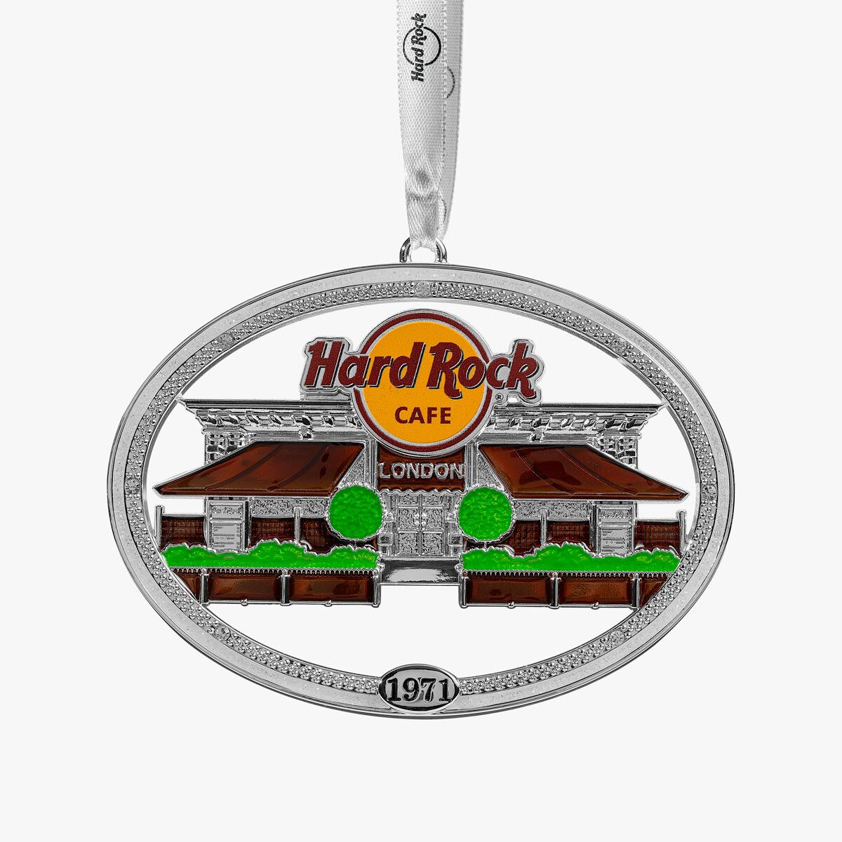 Hard Rock Old Park Lane London Oval Ornament | Online Rock Shop