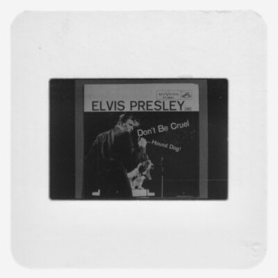 Elvis Boxed Original 35MM Photograph in Acrylic Case