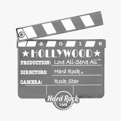 Hollywood Clapboard Pin Hollywood Clapboard Pin