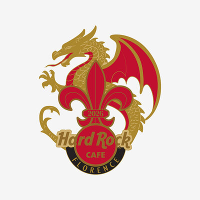 Collectible Florence 2026 Lily Dragon Pin