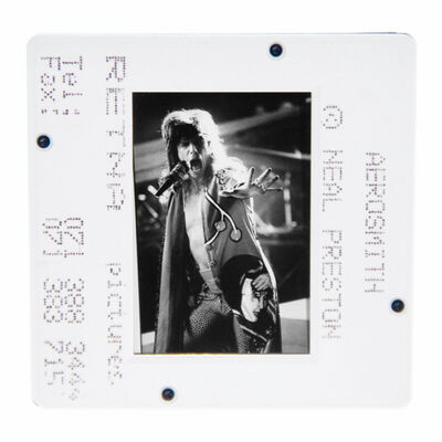 Aerosmith Original 35MM Photograph in Boxed Acrylic Case