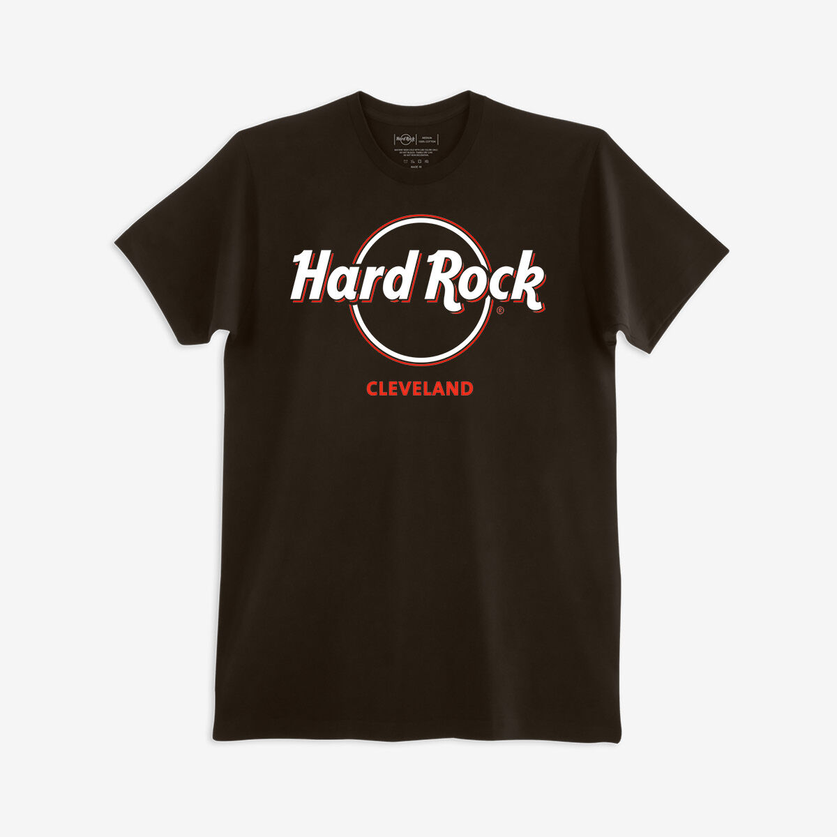Hard Rock Football Colors Adult Fit Classic Logo Tee | Online Rock