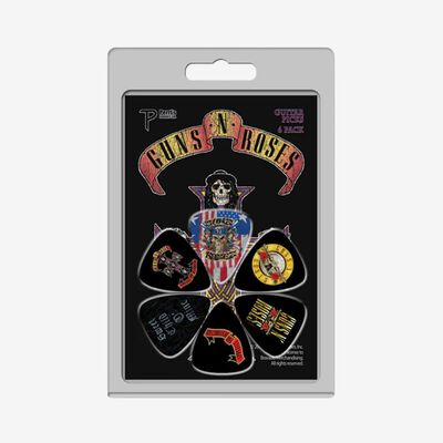 Guns N Roses 6 Pack Variety Pack Guitar Picks