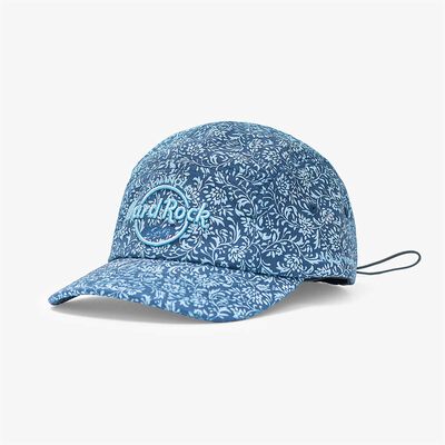 Paisley Print Drawcord Hat in Navy Paisley Print Drawcord Hat in Navy