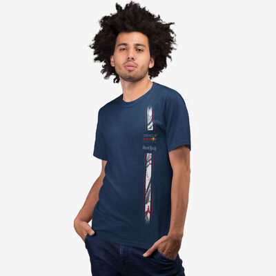 Red Bull F1 Racing Adult Fit Stripe Tee Red Bull F1 Racing Adult Fit Stripe Tee