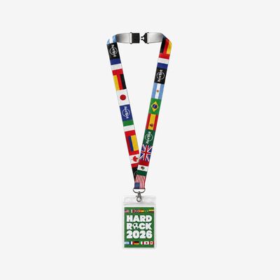 Country Flags Soccer Lanyard