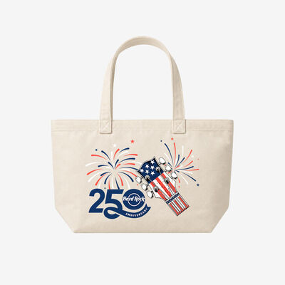 America 250th Anniversary Canvas Tote Bag in Natural Heather