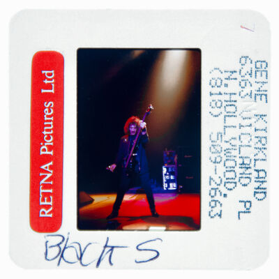 Black Sabbath Original 35MM Photograph in Boxed Acrylic Case