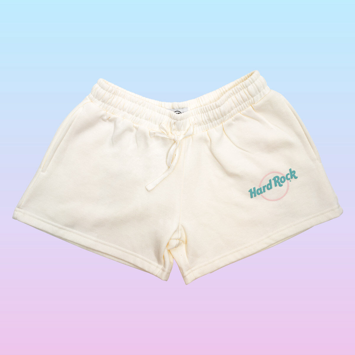 ★ROCKCAKE★ Beige Label Button Shorts Women's Pop of Color Shorts in Light Natural Beige | Online