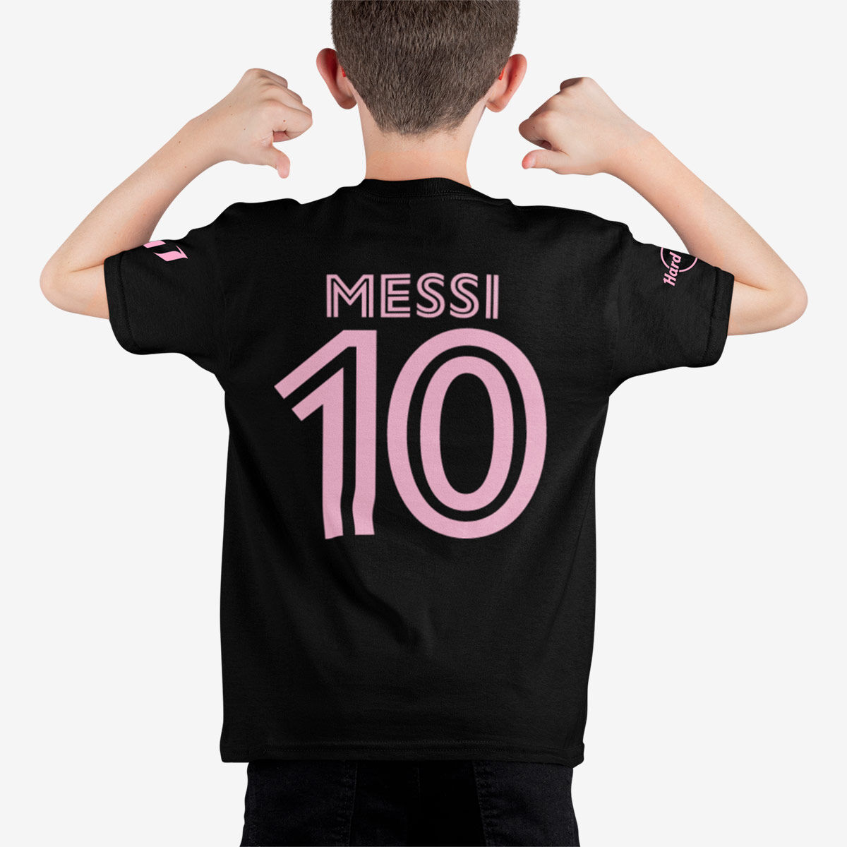 Messi x Hard Rock Kids Tee in Black Online Rock Shop