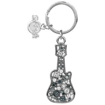 Guitar Mosaic Black Keychain Guitar Mosaic Black Keychain