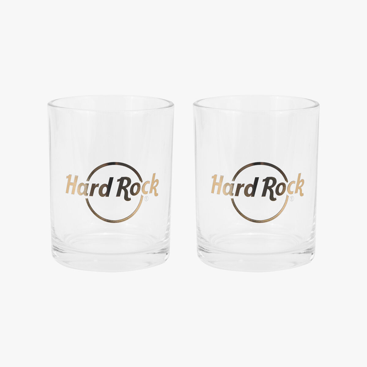 Whiskey Glass Set with Metallic Gold Logo | Online Rock Shop