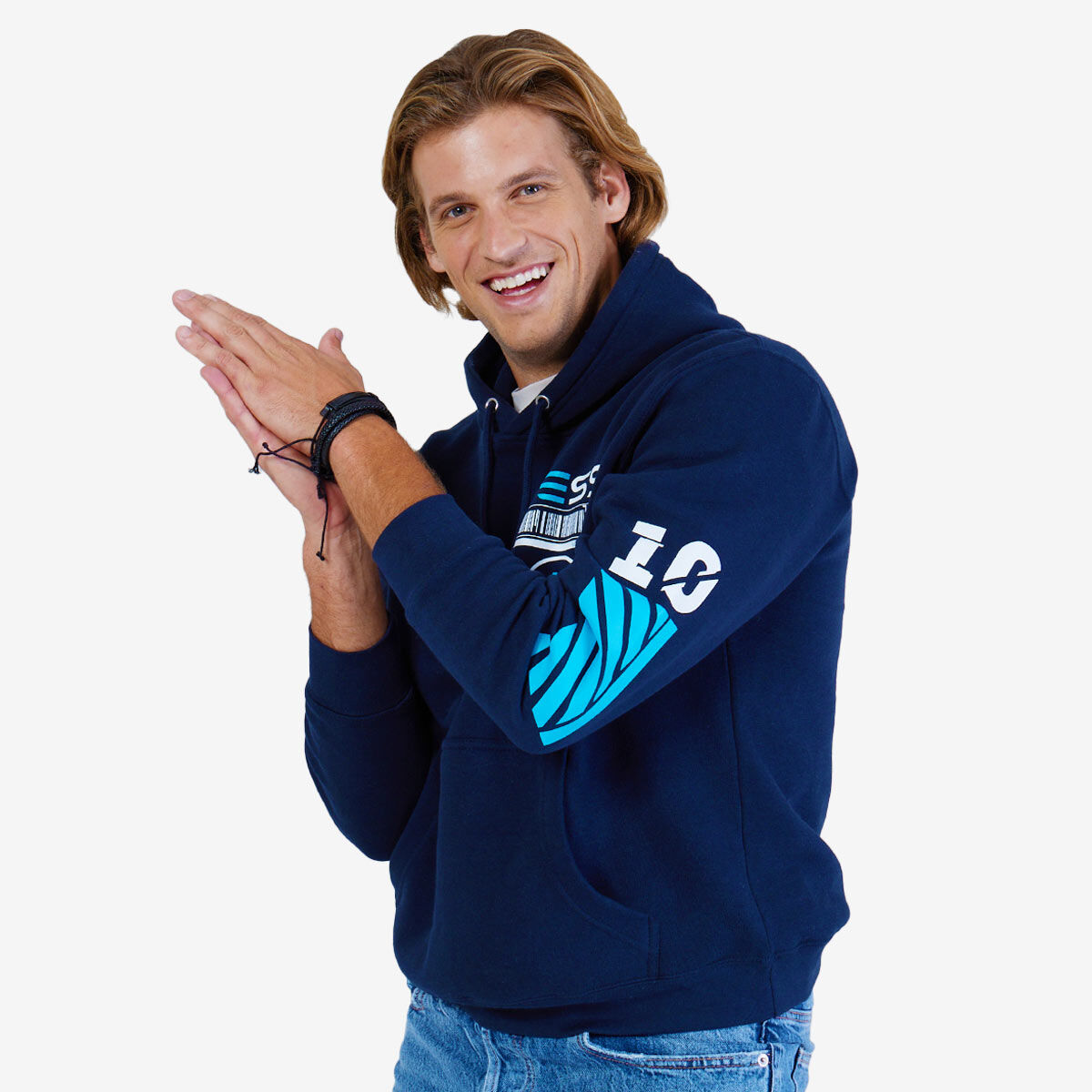 Adult Fit Messi Live Greatness Hoodie in Navy | Online Rock Shop