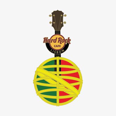 Collectible Lisbon Sphere Guitar Pin