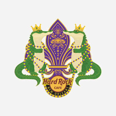 Limited Edition New Orleans Mardi Gator 2026 Pin