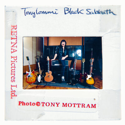 Black Sabbath Original 35MM Photograph in Boxed Acrylic Case