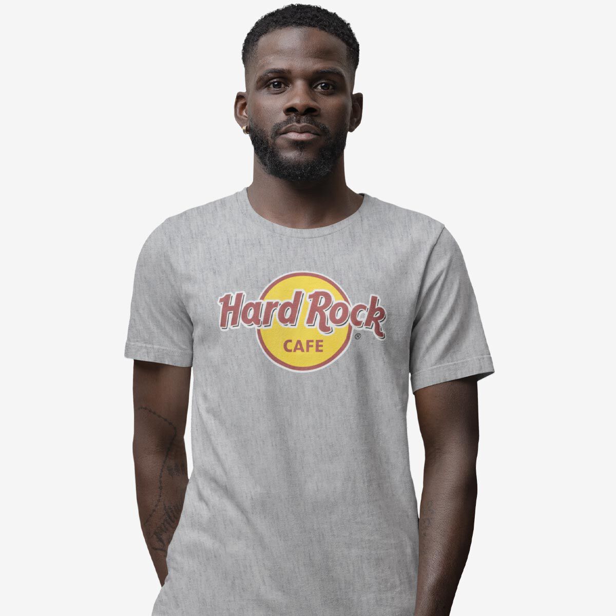 Men s Grey Classic Logo Tee