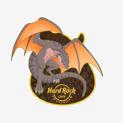 Limited Edition Dragon Guitar Pin