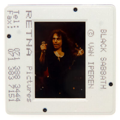 Black Sabbath Original 35MM Photograph in Boxed Acrylic Case