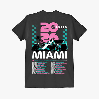 Oracle Red Bull Racing 2026 Tour Tee in Charcoal