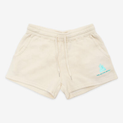 Guitar Hotel Adult Fit Drawstring Shorts in Bone Guitar Hotel Adult Fit Drawstring Shorts in Bone