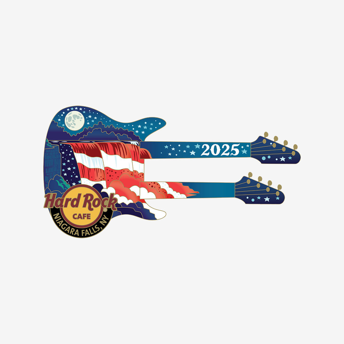 Collectible Niagara Falls American Falls Guitar Pin | Online