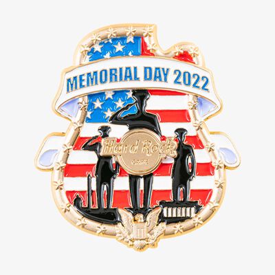 3D Memorial Day Pin