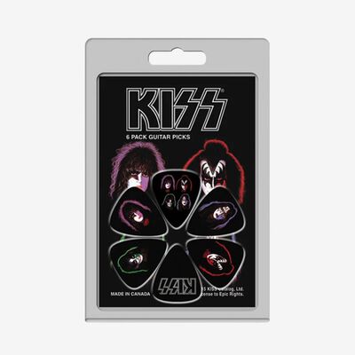 KISS Variety Pack 6 Guitar Picks