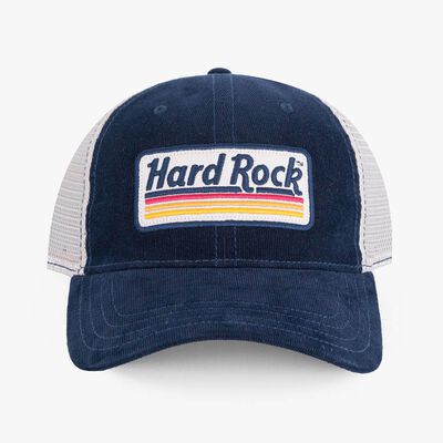 Patch Micro Corduroy Hat in Navy Natural Patch Micro Corduroy Hat in Navy Natural