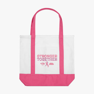 Pinktober 2025 Tote Bag in White Pinktober 2025 Tote Bag in White