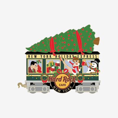 Limited Edition New York Holiday Train and Tree Pin