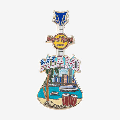 Guitar V20 City Tee Pin Guitar V20 City Tee Pin