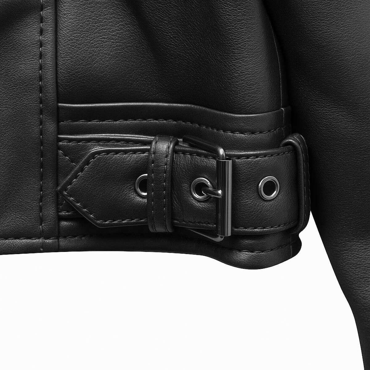 Hard Rock Unity Biker Leather Adult Fit Jacket in Black | Online