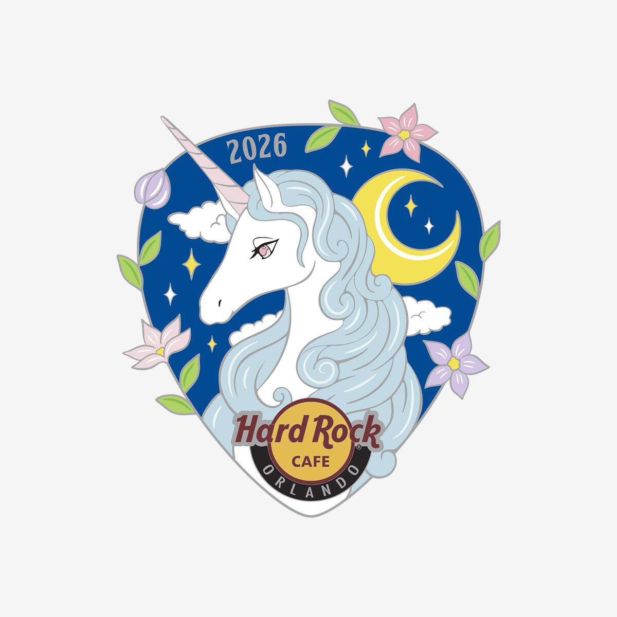 Hard Rock Cafe Orlando 2026 Unicorn Pick Limited Edition Pin
