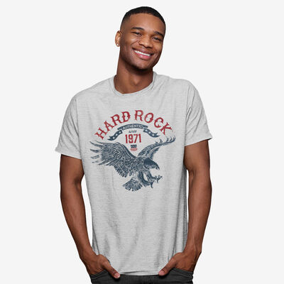 Americana Flying Eagle Tee in Gray Americana Flying Eagle Tee in Gray