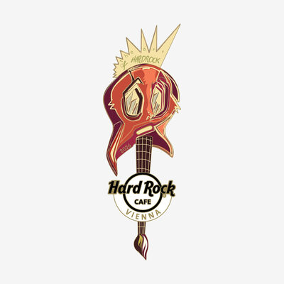 Limited Edition Vienna 2026 Guitar Sketch Art Pin