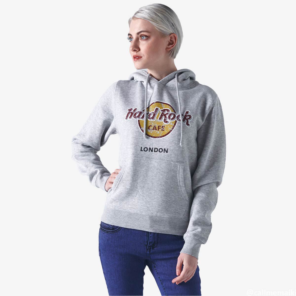 Unisex Classic Logo Hoodie Grey