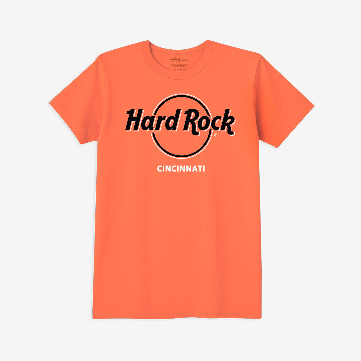 Hard Rock Alternate Football Colors Classic Logo Adult Fit Tee