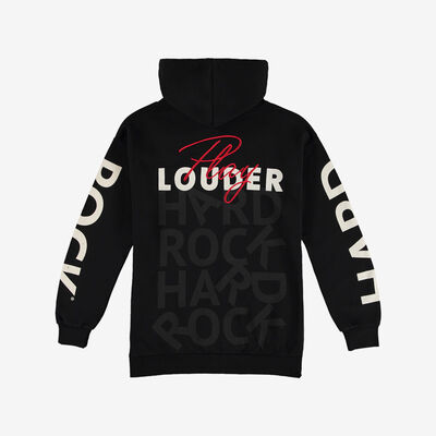 Play Louder Full Zip Hoodie in Black