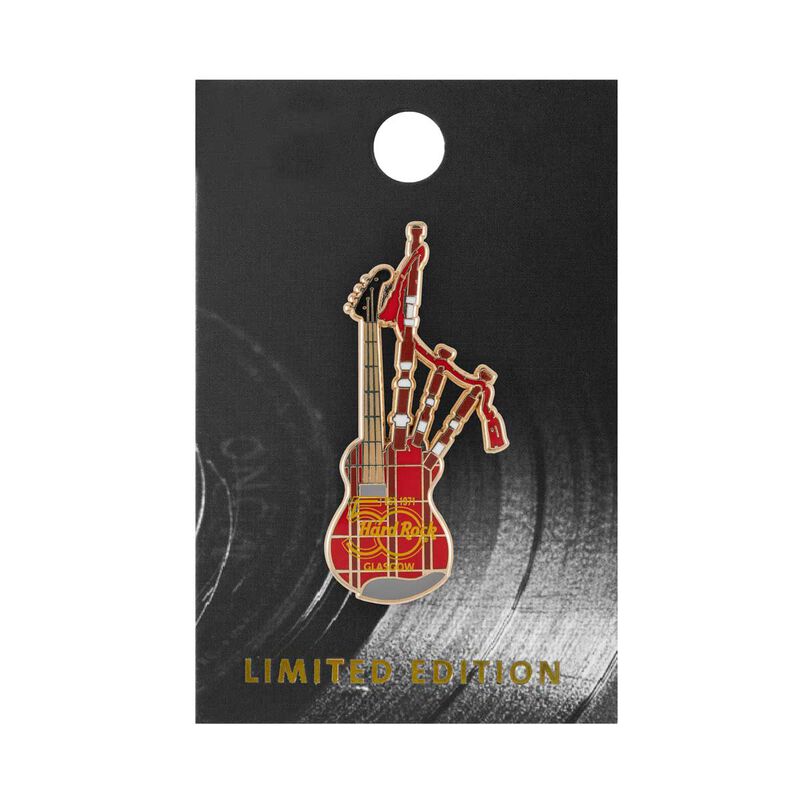 A7 Vintage Pin GUNS N' ROSES GROUPE HARD ROCK SKULL RARE PARIS LIMITÉE