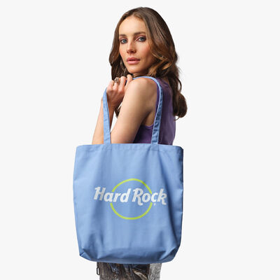 Pop Of Color Canvas Tote in Light Blue Pop Of Color Canvas Tote in Light Blue