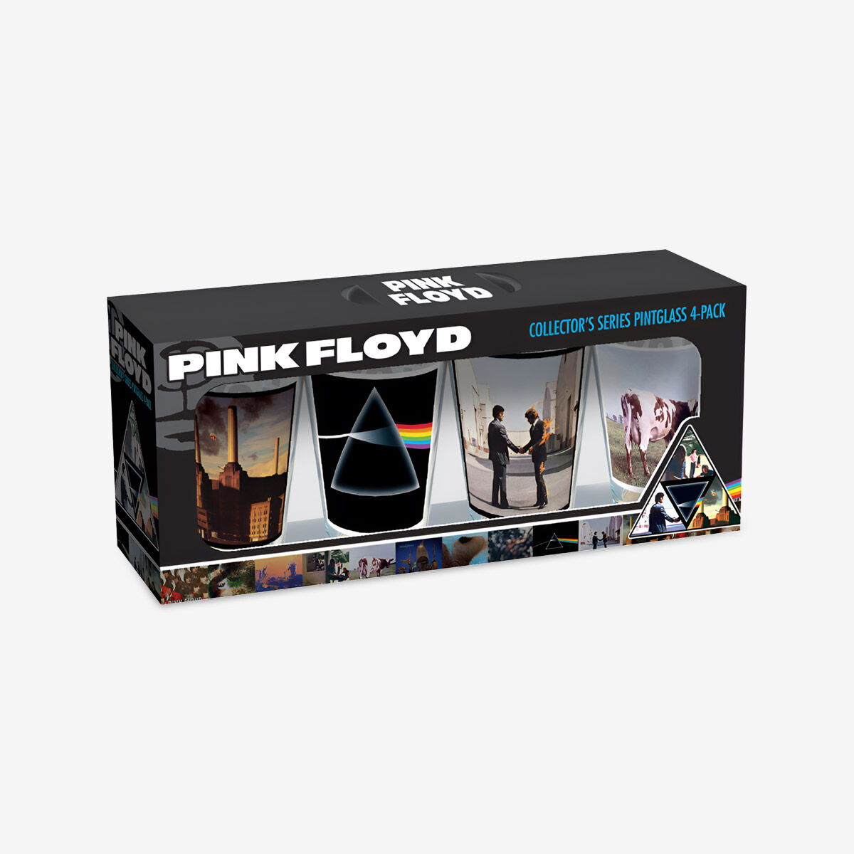 Pink Floyd Album Drinking Glass Set | Online Rock Shop