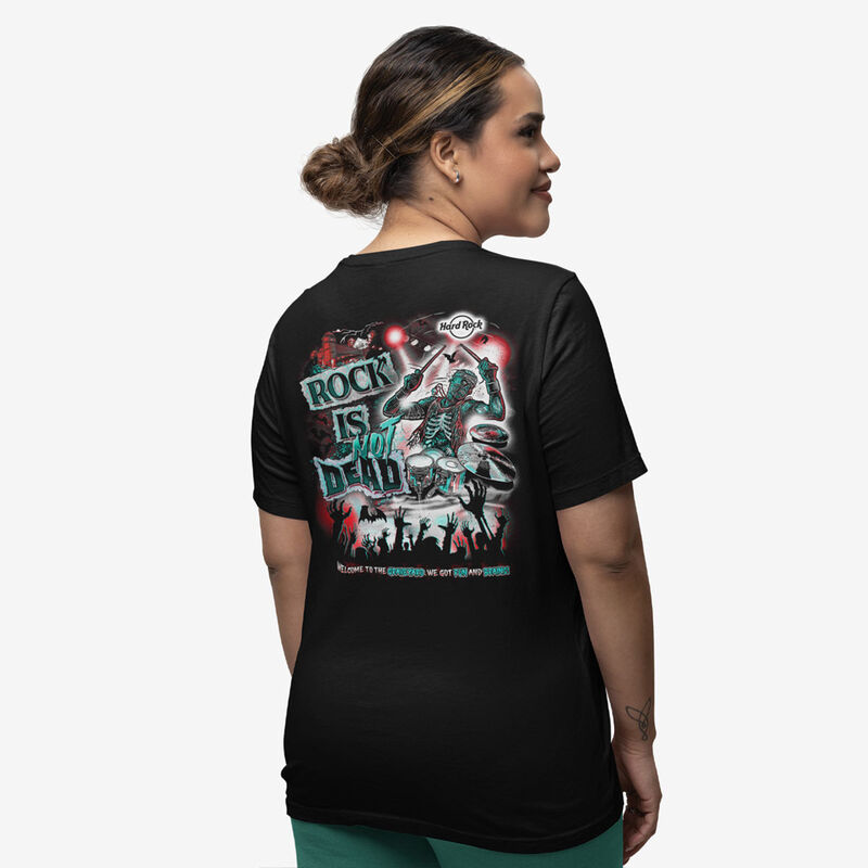 Halloween Rock Is Not Dead Drummer Tee image number 4