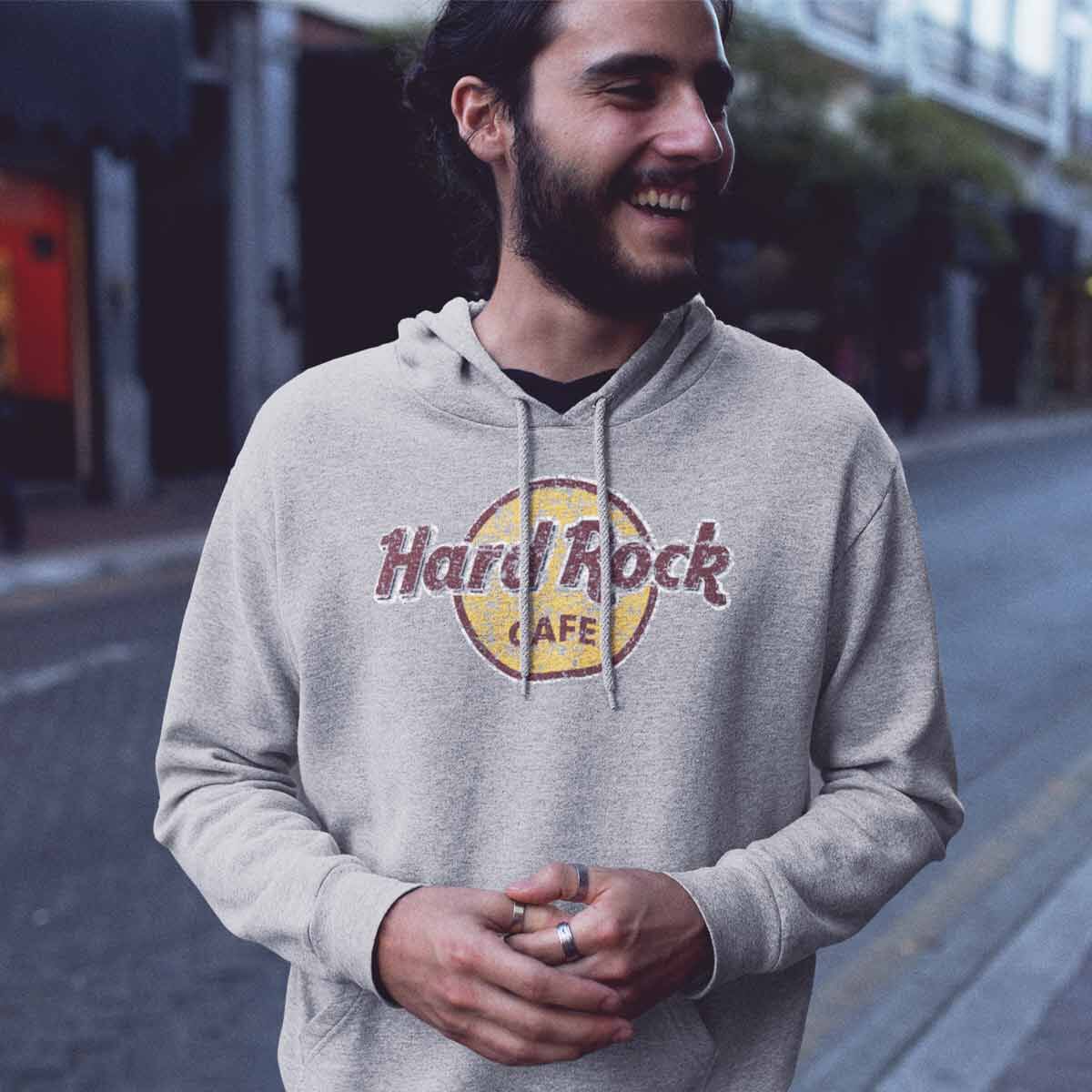 Hard rock cafe sales grey hoodie