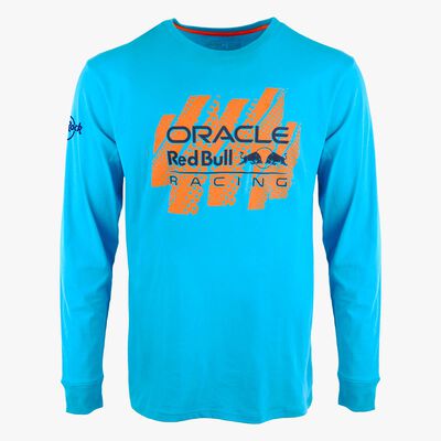 Oracle Red Bull Racing Longsleeve Tee in Turquoise Oracle Red Bull Racing Longsleeve Tee in Turquoise