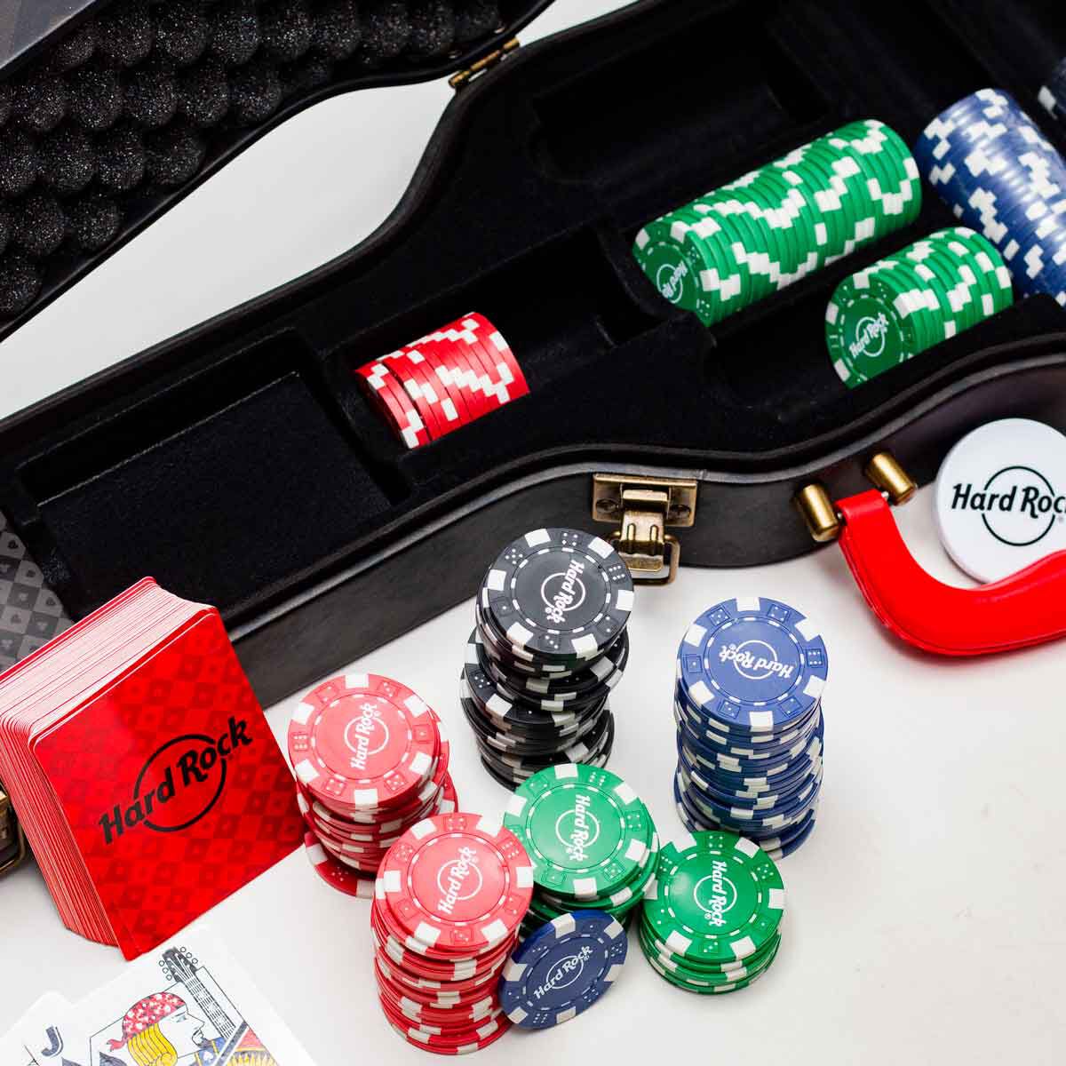 Guitar Case Poker Set | Online Rock Shop