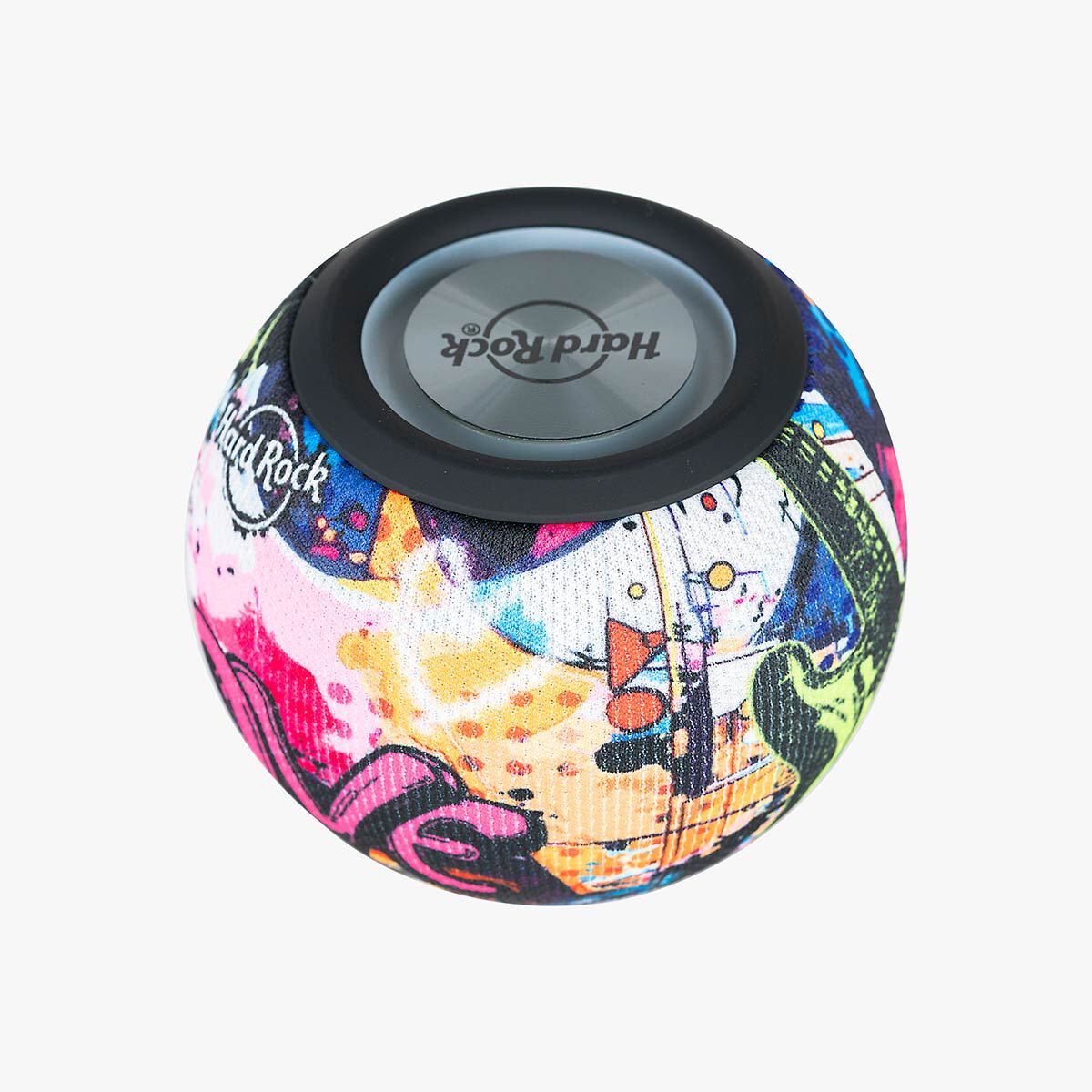Hard Rock Graffiti Multi-Color Round Wireless Speaker | Online
