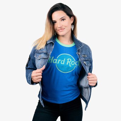 Chenille Chain Stitch Jersey Tee